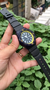 Đồng hồ nam si Nhật Casio 2 lịch size 42/35mm dây nhựa