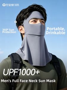WANBAOLV | Sunproof Face Mask With Ice Silk Breathable Full Face Protection