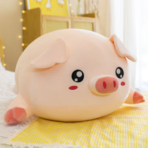 Pig Doll Cute Stuffed Toys Pig Ragdoll Doll Sleep Companion Pillow Bed Soft Birthday Gift for Women