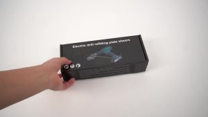 2 Chiếc Máy Khoan Điện Máy Cắt Tấm Kim Loại Hai Đầu Dụng Cụ Cắt Tấm Kim Loại Chống Mài Mòn Kéo Cắt Tấm Đồng Phụ Kiện Khoan Hiệu Quả Cao