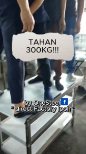 MEJA BUDGET STAINLESS STEEL 150X80CM WORK TABLE 经济款不锈钢工作枱 MEJA WORKBENCH MEJA DAPUR/ INDUSTRIAL KITCHEN