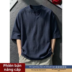 LIUBU | Áo Thun Nam Cổ V Dễ Thở Siêu Nhẹ Cảm Giác Mát Lạnh