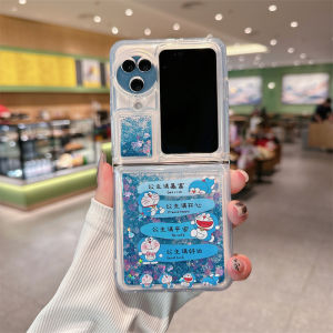 Princess Fortune OPPO Find N3 Flip Phone Case Foldable Screen Silicone Protective Cover Cartoon Crayon Shinchan Anti-Fall Soft Shell