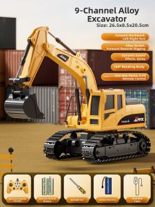 LEMIXIONG | Large RC Excavator Toy for Boys