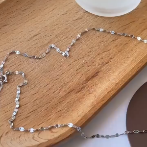 2025 New Necklace Simple Elegant Zircon Pendant Chic Clavicle Chain for Women