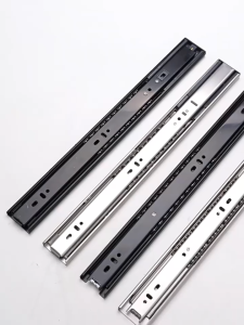 MISN Hydraulic Drawer Guide Slide Thickened Soft Close Heavy Duty Drawer Guide 3 Folds Full Extension Drawer Guide