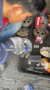 NMAX 155 - Slider Piece Mio Karet Tutup Rumah Roller Aerox Lexi PIECE SLIDE YAMAHA BY MODIFIKASI ORI Racing CVT-Bengkel Matic