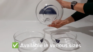 Luminarc Empilable 3Pcs (14cm+17cm+20cm) Thick Multipurpose Salad Bowl Set [Model: G2711+G2712+G2718] - Diningware
