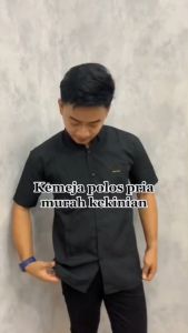 PROMO 50K DAPAT 2pisc KEMEJA PRIA LENGAN PENDEK BAHAN KATUN /KEMEJA PRIA SLIMFIT