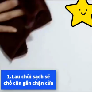 Hít Chặn Giữ Cửa Nam Châm Chống Va Đập Chất Liệu Inox Không Cần Khoan Kèm Keo 3m Dán Sàn Và Vít