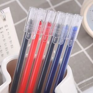 GU Pulpen Gel Polos Ink 0.5mm Standar Pulpen Alat Tulis Stationary Kantor Sekolah Pena Pen Tinta Cair Murah PK3