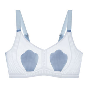 Miiow | Cool Sensation Womens Underwear Thin Summer Breathable Beautiful Back Bra Pad Invisible Side Breast Reduction Nylon Fabric