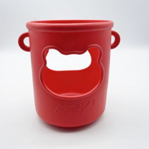 Small Tea Remember Dry Ten Wool Vacuum Cup Small Yellow Duck Vacuum Cup Straw Kids Soft Silicone Cup Cover Lanyard Special Accessories
