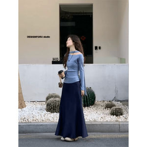 HUOLISI | Stylish Unique Slimming Long Sleeve Off-Shoulder Knitwear