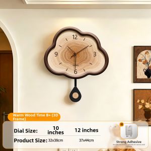 CTYLIGHTZ | Vintage Retro Silent Wall Clock