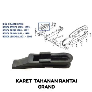 Karet Tahanan Rantai Grand - Bantalan Penahan Peredam Setelan Rante Swing Arm Honda Astrea Prima