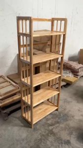 Kệ sách gỗ 5 tầng ngang 65 cm lọt lòng 60cm kệ đa năng hàng lắp ráp - Ori House