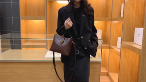 Grosir import jakarta 056 Tas I.t Mkontov Free Paper Bag + Tag Label Tas Selempang Wanita Import 6603