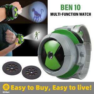 【Fast Shipping】 Ben10 Omnitrix Watch Toy Ultimate Watch Style Japan Projector Watch DAI Genuine Watches Toy Christmas Gift for Kids Children Kid-Projector-Watch