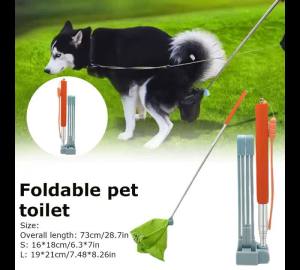 28.7-inch Long Handle Steel Dog Cat Pet Poop Scoop Garbage Grabber Dirt Picker Environmentally Friendly Clean Pet