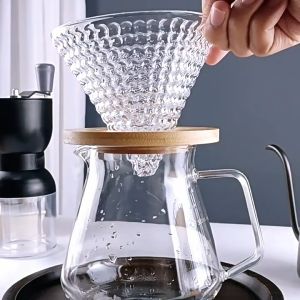 ที่ดริปกาแฟ ดริปเปอร์กาแฟ กรวยกรองกาแฟ Filter Coffee Dripper 1-2cup และ 2-4cup ใช้กับกา เหยือกดริป สำหรับดริปกาแฟสด ชา MindCoffee