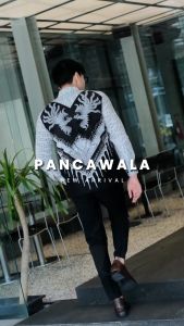 MENSTYLE BATIK - Kemeja batik pria Pancawala slimfit lapis furing bahan katun prima lengan panjang