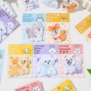 30sheets Original Cute Dog Interesting Post Notes Sticky Notes Office Note Messages Cute Note Pads Study Funny Stickers Gift