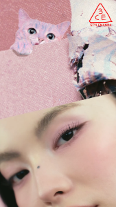 3CE Color Grid Eyeshadow Palette – 3 Shades Multi-Finish High-Pigment Long-Lasting Korean Eye Makeup Zero Fallout