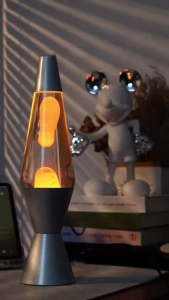 Lava lamp. Ambient lighting in the room