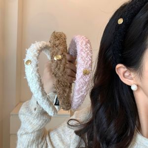 Stylish High Hairline Hairband Womens New 2025 Fashion Face Wash Hair Pressing Headband Simple Commuting Hair Accessories