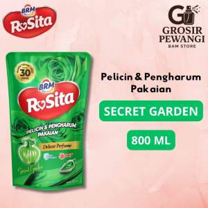BRM Rosita BERKAH ROSITA MANDIRI Pelicin Dan Pengharum Pakaian Refill 900 ML
