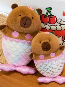 GUAIBUDIAN | Creative Mermaid Capybara Stuffed Toy