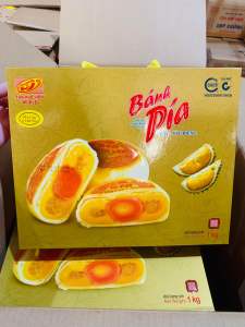Pía khổng lồ 1kg 8 trứng Tân huê Viên (hộp vai xách)