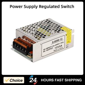 60W Power Supply Regulated Switch 5A 12V AC/DC Voltage Converter Regulated Power Supply for LED Power Supply Switch