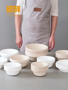 Novvia พร้อมส่ง ชามกระดาษ ชามกระดาษใส่อาหาร แบบใช้แล้วทิ้ง (50 ชิ้น) ถ้วยชานอ้อย กันน้ำ/น้ำมัน เข้าไมโครเวฟได้ COD