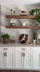 3 layers solid wood shelves with metal bracket support floating shelves floating partitions with complete brackets
