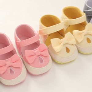 Womens Baby Shoes Bow Soft Sole Anti slip Princess Shoes 0-18 Months
