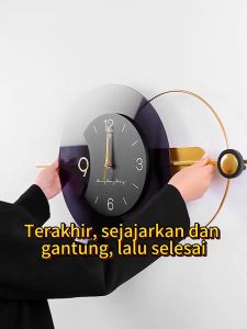 Lighthundred JAM DINDING GANTUNG - JAM DINDING KAYU AESTHETIC Jam Dinding Minimalis - | AESTHETIC ART MINIMALIS