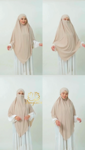 𝐍𝐚𝐲𝐥𝐚𝐭𝐮 - French Khimar Azelia Syari Instan Jersey Super 4 in 1