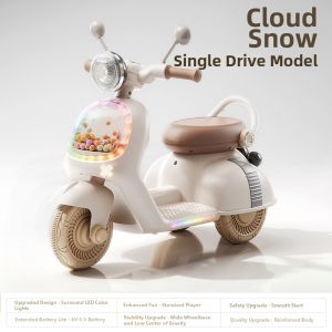 AMEITO | Remote Control Rideable Electric Toy Motorbike with Trailer Toddler