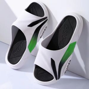 plus Size Mens Slippers Summer Comfortable Wide Foot Home Wear Anti-Slip EVA Special Large Size Sandals Casual Flat Heel