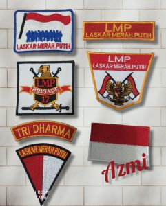 BORDIR LMP (LASKAR MERAH PUTIH) FULLSET TERBARU