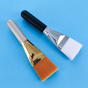 แปรงทาหน้าขนาดใหญ่ ขนนุ่ม อุปกรณ์ทำเครื่องสำอาง สปา เครื่องสำอาง แปรงทาหน้า DIY แปรงทาหน้าแบบมีด้ามจับไม้