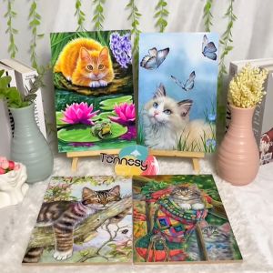 HIASAN DINDING WALL DECOR PAJANGAN POSTER DEKORASI KAMAR RUMAH GAMBAR KUCING