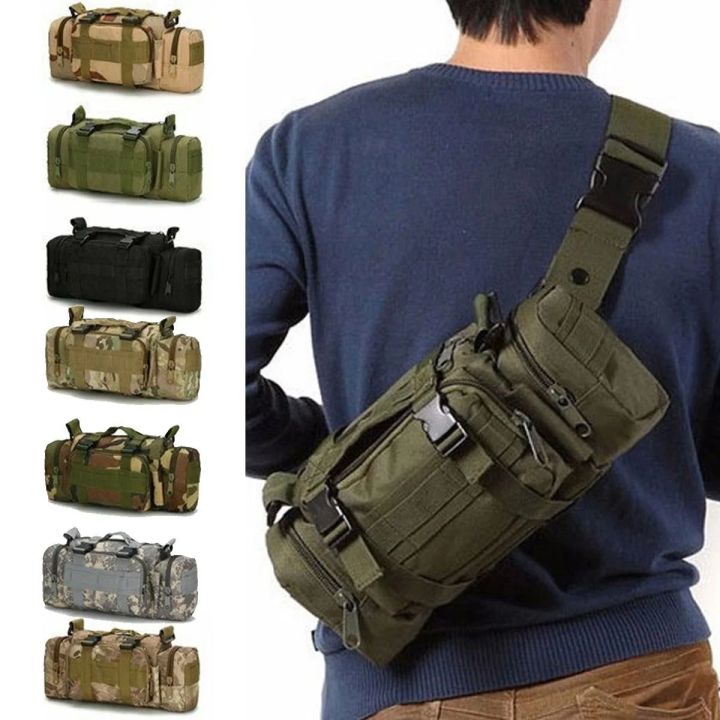 Outdoor Military Tactical Backpack Hunting Waist Pack Waist Bag Camping ...