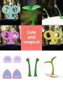 Car Roof Decorative External Ornaments Cute Rabbit Cat Ears Tree Seedling Small Car Modification Personalized Decoration Supplies. 
