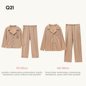 Q21 | Soft and Breathable 100% Modal Childrens Long Sleeve Pajama Set