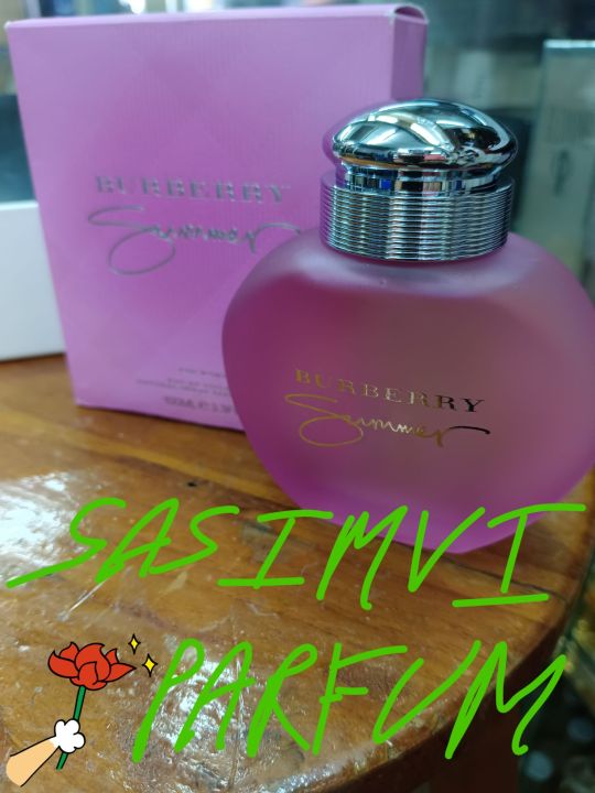 Burberry summer limited edition สีชมพูedt100ml vintage