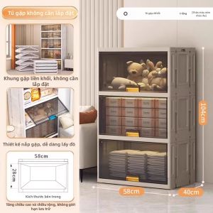 YEYA | Hộp Đựng Trong Suốt Gấp Không Cần Lắp Ráp