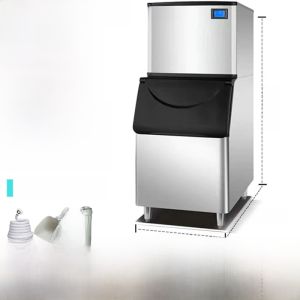 Commercial Large Particle Ice Maker Snow Ice Spring Automatic Vertical High Production Milk Tea Shop Ice Block Making Machine